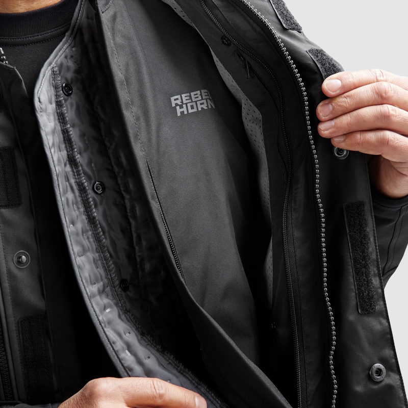 Giacca da motociclista Rebelhorn Cubby V nera