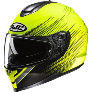 Casco moto integrale HJC C70N Sway MC3H nero-giallo fluo