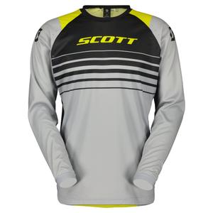 Maglia da motocross Scott EVO SWAP grigio-giallo