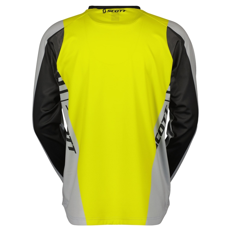 Maglia da motocross Scott EVO SWAP grigio-giallo