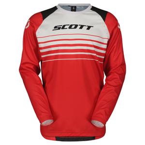 Maglia da motocross Scott EVO SWAP rosso-nero