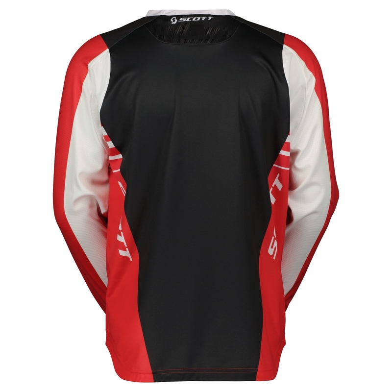 Maglia da motocross Scott EVO SWAP rosso-nero