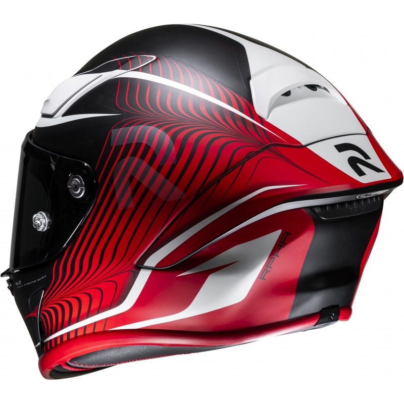 Casco moto integrale HJC RPHA 1 Lovis MC1SF rosso-nero-bianco Saldi