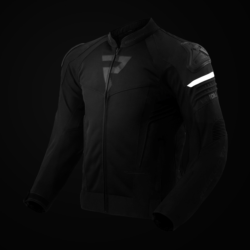 Giacca da moto Rebelhorn Vandal Mesh Nero