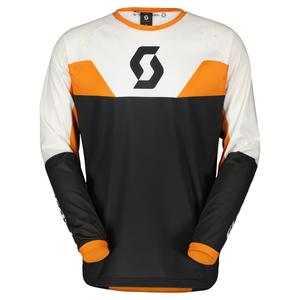 Maglia da motocross Scott EVO TRACK nero-arancio