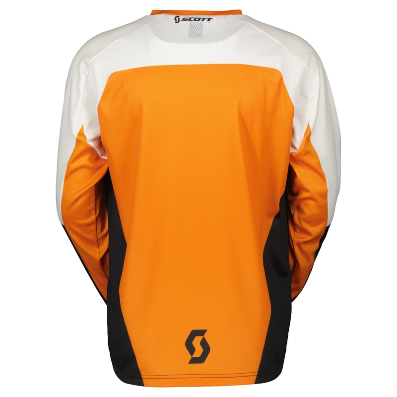 Maglia da motocross Scott EVO TRACK nero-arancio