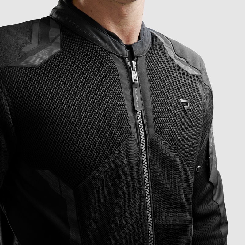 Giacca da moto Rebelhorn Jax nero