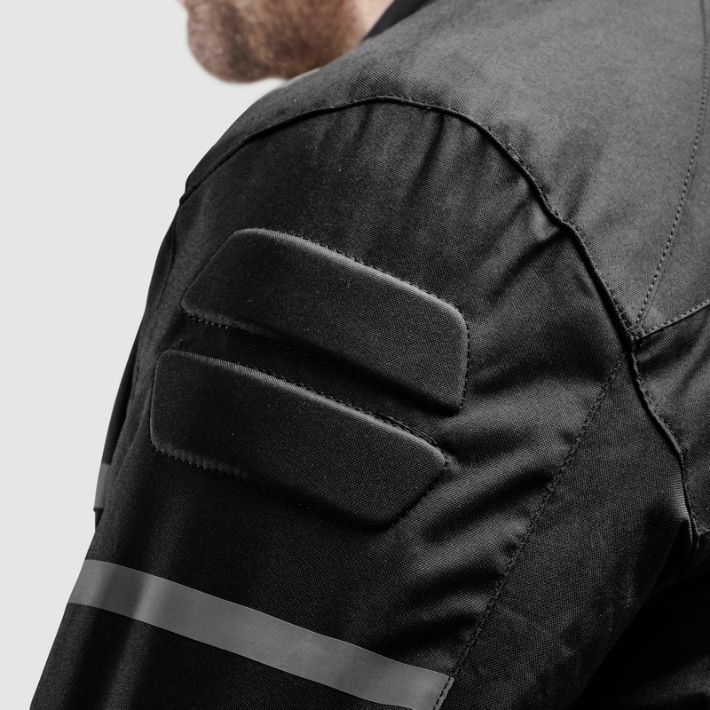 Giacca da moto Ozone Rider nera