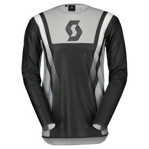 Maglia da motocross Scott PODIUM PRO nero-grigio