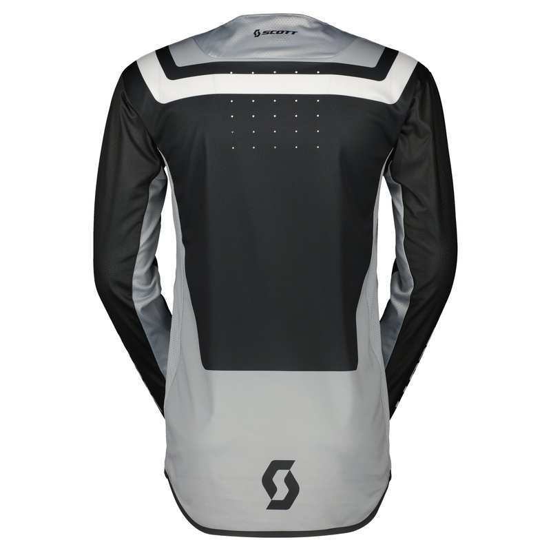Maglia da motocross Scott PODIUM PRO nero-grigio