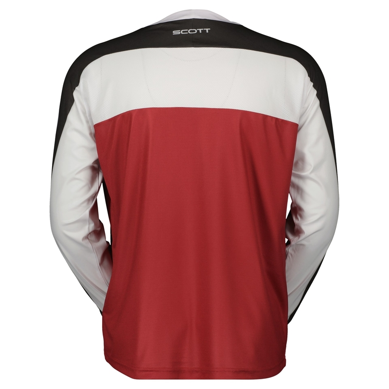 Maglia da motocross Scott X-PLORE SWAP rosso-nero