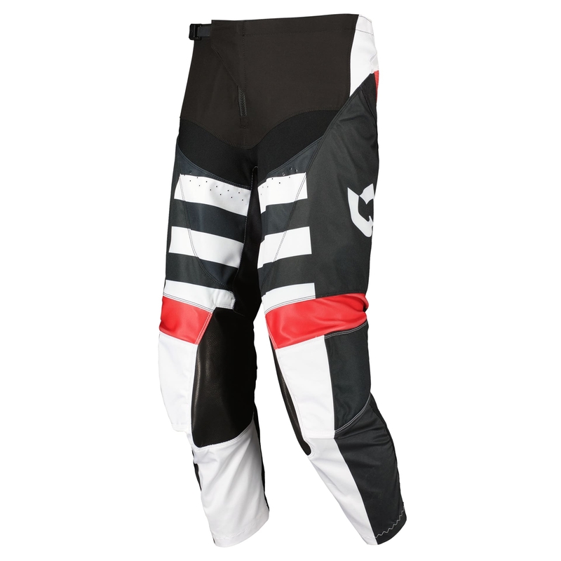 Scott EVO RACE Pantaloni da motocross bianchi e rossi