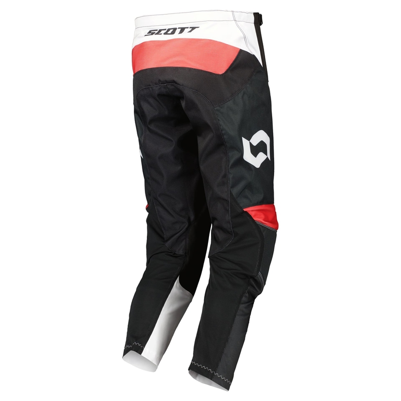 Scott EVO RACE Pantaloni da motocross bianchi e rossi