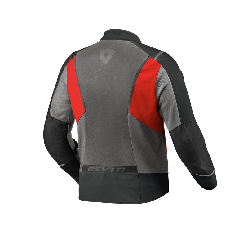 Giacca da moto Revit Airwave 4 Antracite-Rosso