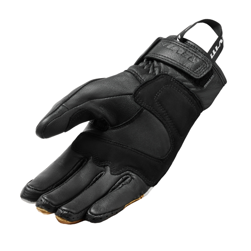 Guanti da moto Revit Redhill neri e gialli da donna