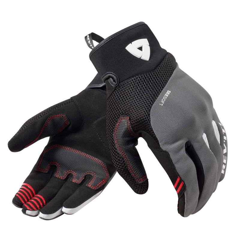 Guanti da moto Revit Endo grigio-nero