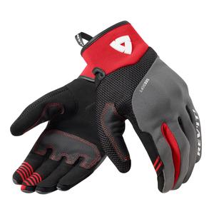 Guanti da moto Revit Endo grigio e rosso