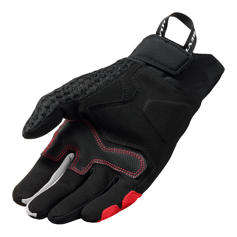 Guanti da moto Revit Veloz nero-rosso