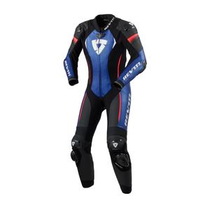 Tuta da motociclista Revit Xena 4 nera e blu per donna