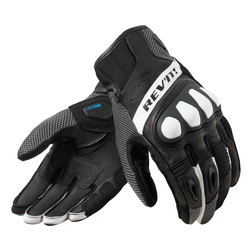 Guanti da moto Revit Ritmo nero-grigio