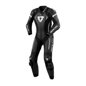 Tuta da motociclista Revit Xena 4 bianca e nera da donna