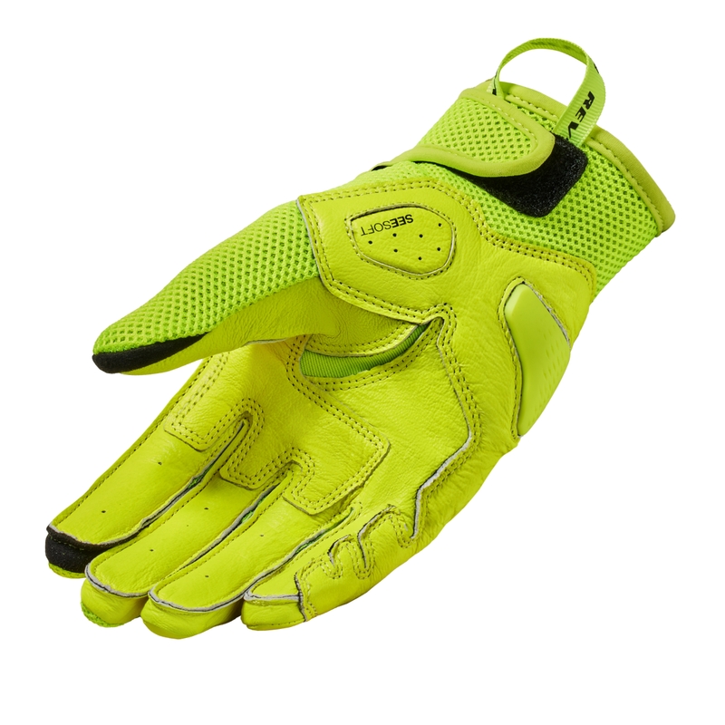 Guanti da moto Revit Ritmo giallo fluo