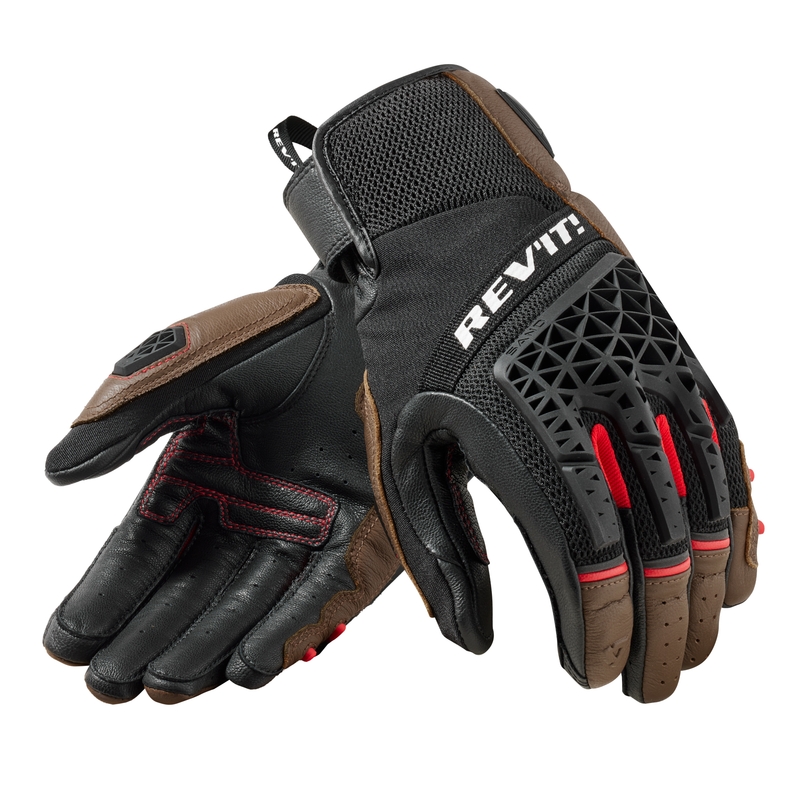Vendita guanti moto Revit Sand 4 marrone-nero Saldi