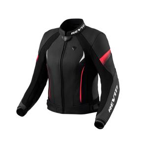 Giacca di pelle da donna Revit Xena 4 nero-rosa