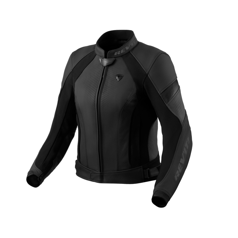 Giacca in pelle da donna Revit Xena 4 nero-antracite