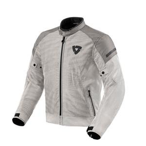 Giacca da moto Revit Torque 2 H2O grigio-argento