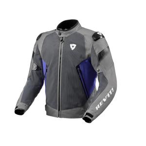 Giacca da moto Revit Control Air H2O grigio-blu
