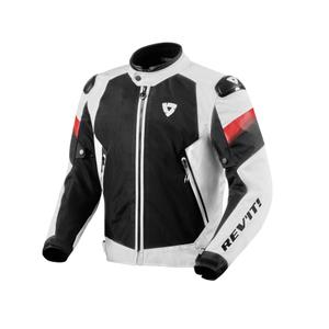 Giacca da moto Revit Control Air H2O bianca e nera
