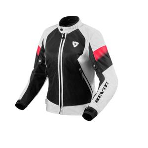 Giacca da moto Revit Control Air H2O Donna Nero e Bianco