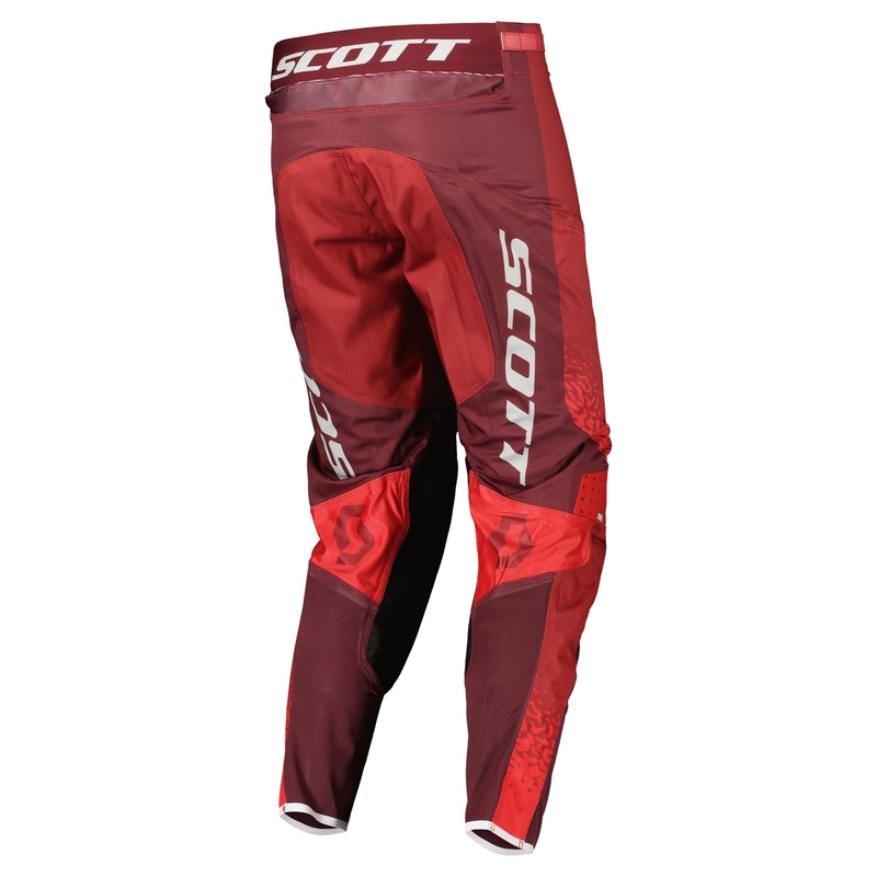 Scott PODIUM PRO Pantaloni da motocross rosso-grigio