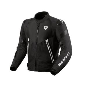 Giacca da moto Revit Control H2O nero-bianco