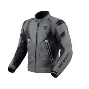Giacca moto Revit Control H2O grigio-nera