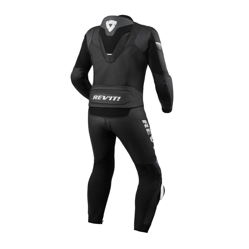 Tuta in pelle Revit Combi Argon 2 nera-bianca