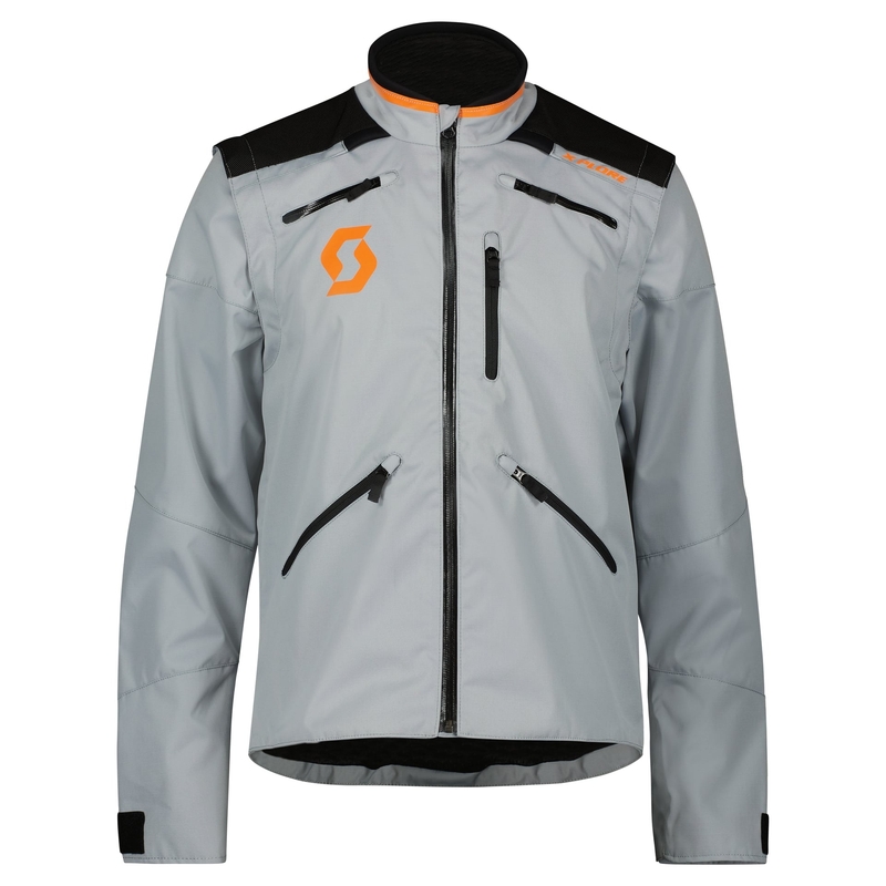 Giacca da moto Scott X-PLORE grigio-arancio