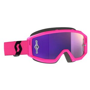 Occhiali da motocross Scott PRIMAL CHROME rosa-nero-viola