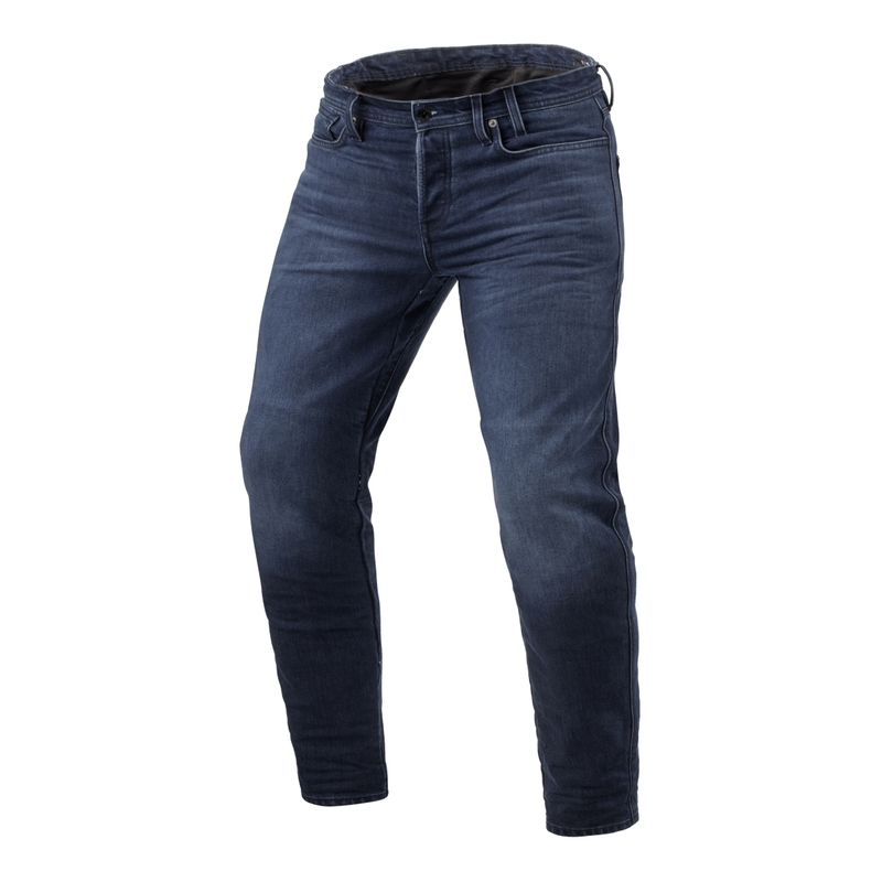 Jeans allungati Revit Micah TF per moto, blu scuro