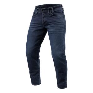 Jeans Cropped Motorcycle Revit Ortes TF sfrangiati blu scuro-nero