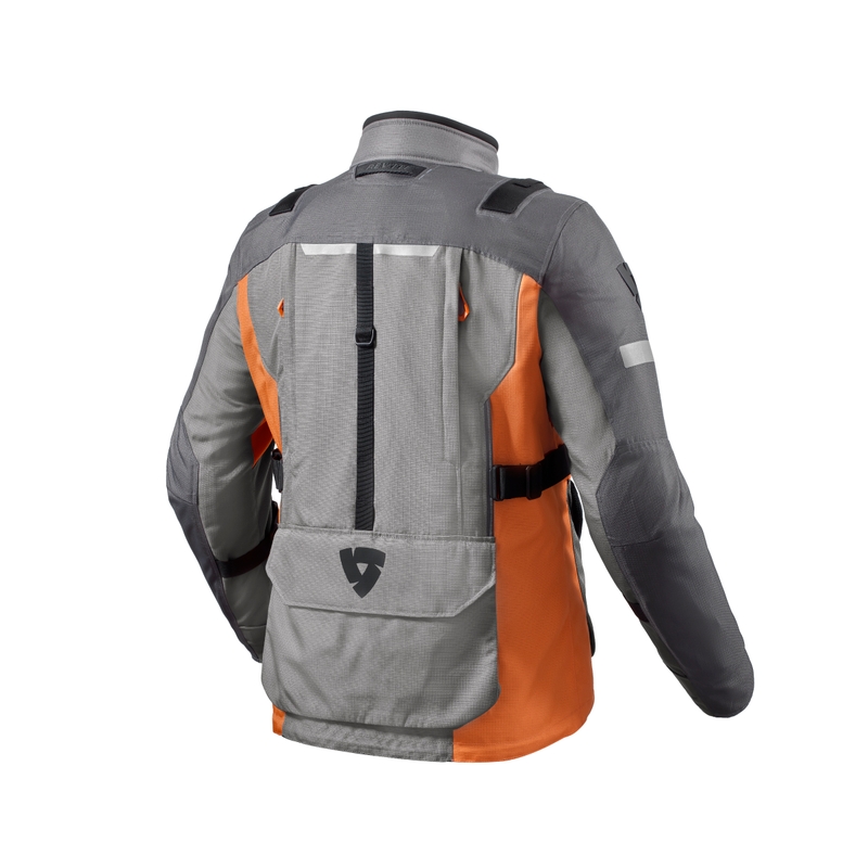 Giacca da moto Revit Sand 4 H2O grigio-arancione in saldo Saldi
