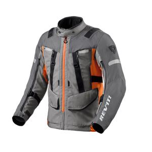 Giacca da moto Revit Sand 4 H2O grigio-arancione in saldo Saldi