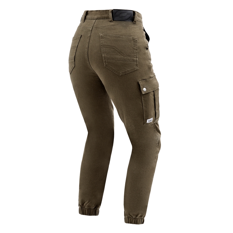 Jeans da donna Ozone Jane JF Green Motorcycle