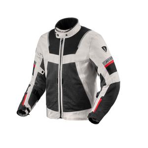 Giacca moto Revit Tornado 4 H2O nero-argento