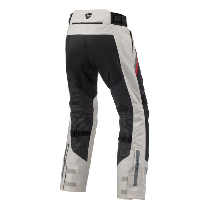 Pantaloni moto Revit Tornado 4 H2O argento e nero