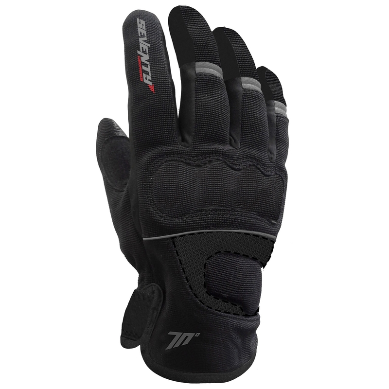 Guanti da moto da donna SEVENTY DEGREES SD-C45 nero