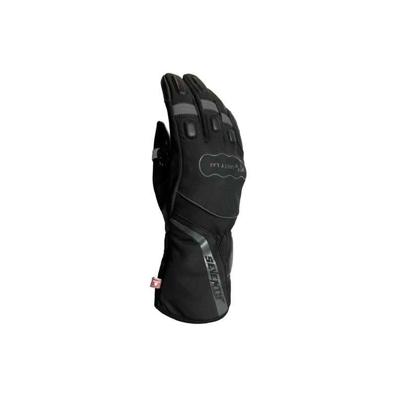 Guanti da moto SEVENTY DEGREES SD-T7 nero-grigio