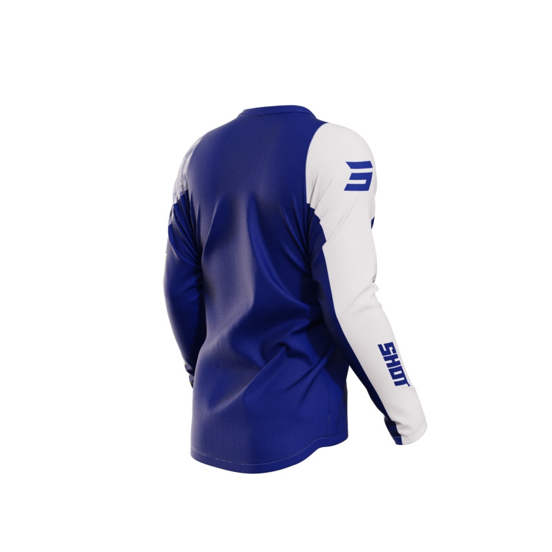 Maglia da motocross Shot Matrix blu Saldi