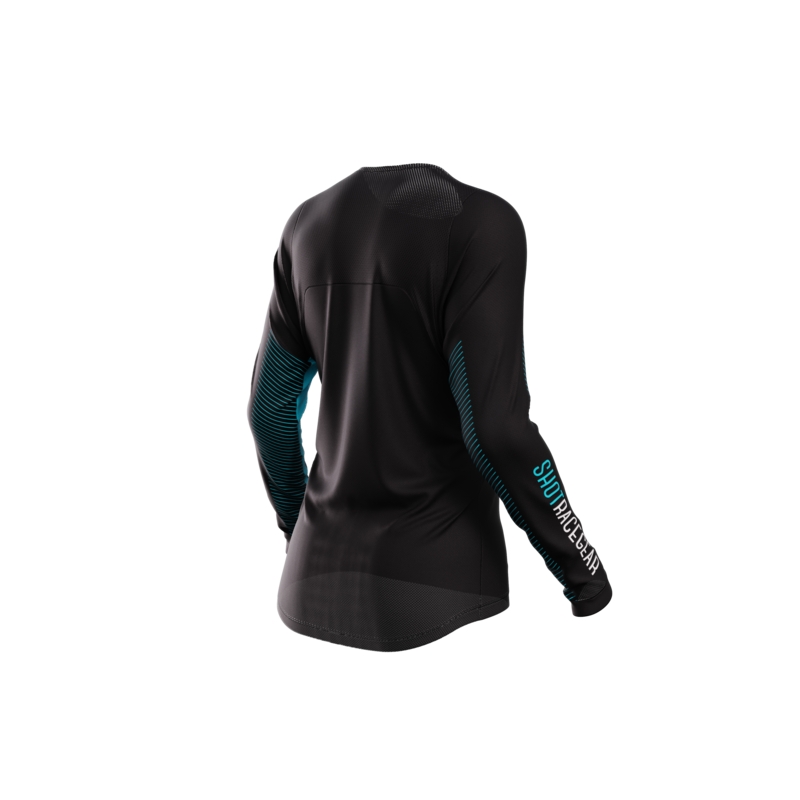 Maglia motocross donna Shot Venus blu Saldi